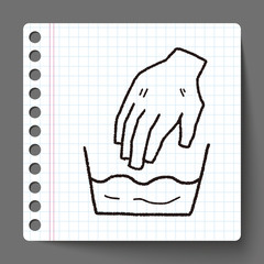 wash hand doodle