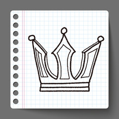 crown doodle