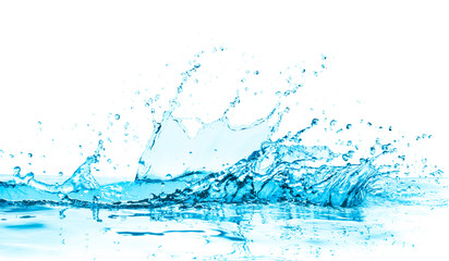 turquoise water splash