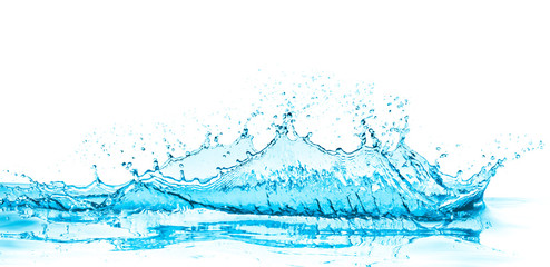 turquoise water splash