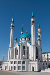Fototapeta na wymiar Kul Sharif mosque in Kremlin. Kazan. Russia.