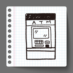 ATM doodle drawing