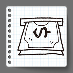 ATM doodle drawing