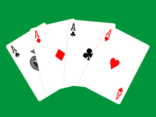 Four ase.