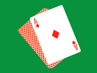 Ase of diamonds.