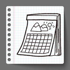 Calendar doodle