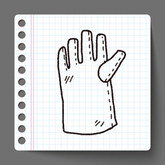 gloves doodle