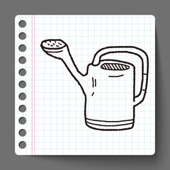 watering can doodle