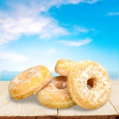 Donut, Pastry, Beignet.