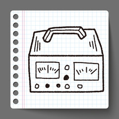 electricity measurer doodle