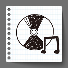cd music doodle