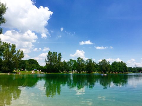Sommerferien daheim am Baggersee