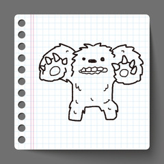 monster doodle