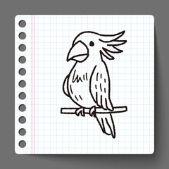 parrot doodle
