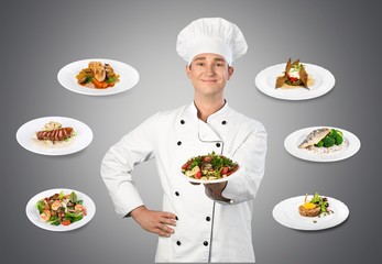 Chef, Cooking, Restaurant.