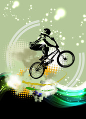 Plakat BMX rider