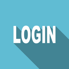 login flat icon