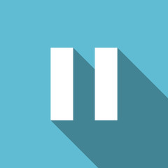 pause flat icon