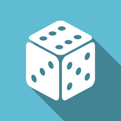 casino flat icon hazard sign