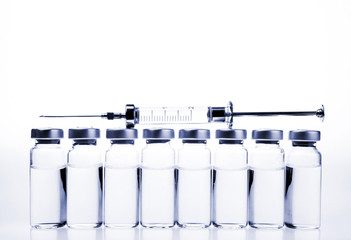 Vials and Syringe
