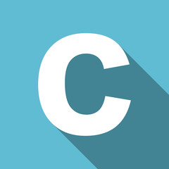 copyright flat icon