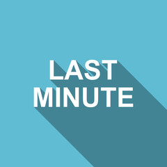last minute flat icon