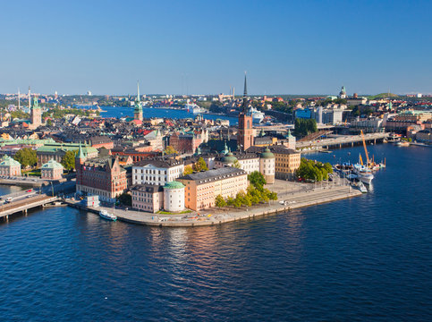 Panorama View of Stockholm Old City, Sweden 