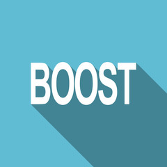 boost flat icon