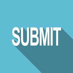 submit flat icon