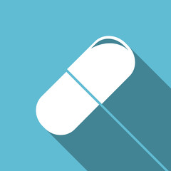 drugs flat icon medical sign