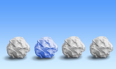 Paper, Crumpled, Paper Ball.