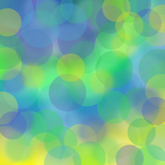 green, yellow and blue blur