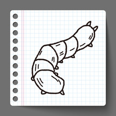 caterpillar doodle