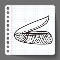 knife doodle