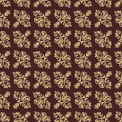 Seamless Orient Vector Background