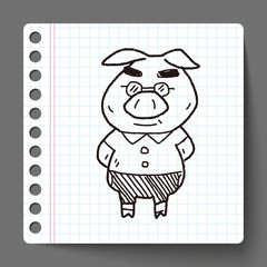 three little pigs doodle