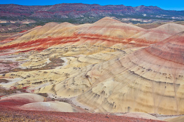 Colorful Painted Hills, John Day Fossil Beds National Monument, Central Oregon