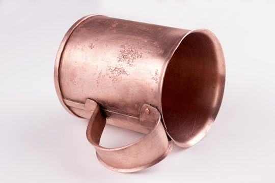 COPPER MUG On A White Background