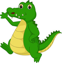 cute crocodile cartoon