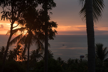 Sonnenuntergang Thailands 