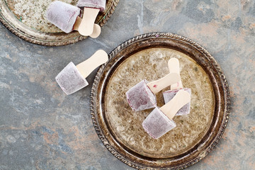Blueberry and Yogurt Pops