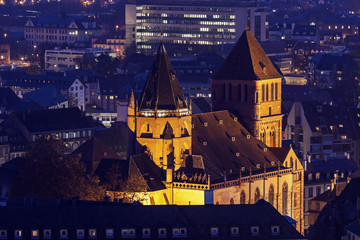 Obraz premium Saint Thomas Church in Strasbourg