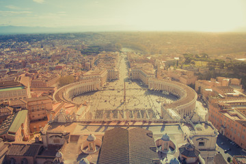 St. Peter's Square view from above