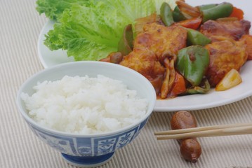 酢鶏ランチ
