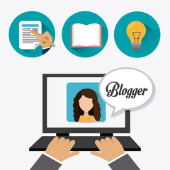 Blogger digital design.