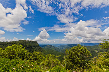 Fototapeta na wymiar View of Quilombo Valley at Gramado City, Rio Grande do Sul, Brazil.