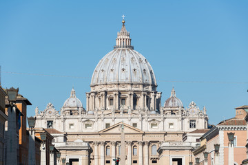 Fototapeta na wymiar St. Peter's Basilica - dome