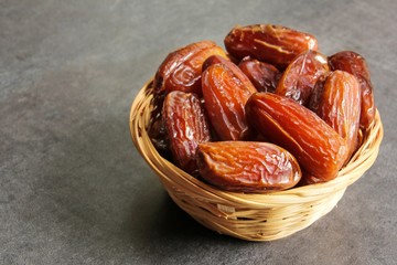 Dates in basket