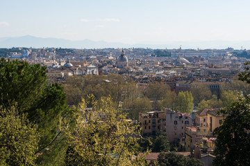 Rome view from Trastevere