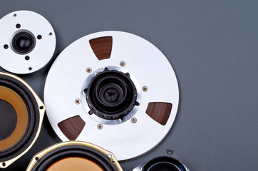 Audio Sound Speakers and Open Reel Objects Collection